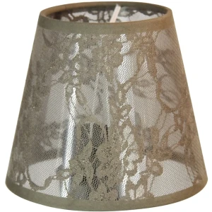 Абажур Lace taupe, клипса