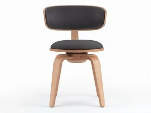 Marelli Вращающийся стул из дерева Pivot