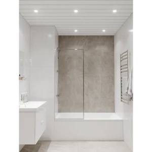 Комплект потолка Дуо 2x2 м цвет белый матовый/хром