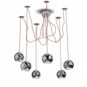 Подвесная люстра MW-Light Котбус 7 492014406 MW-LIGHT ДИЗАЙНЕРСКИЕ, КОТБУС 186796 Хром