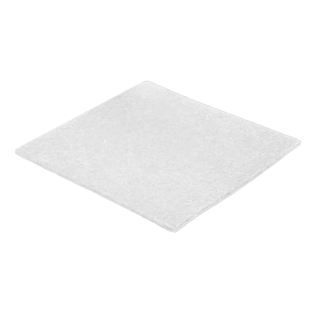 Лист самоклеющийся KONSENSA 100x100 мм квадратные фетр цвет белый STLM-2179273