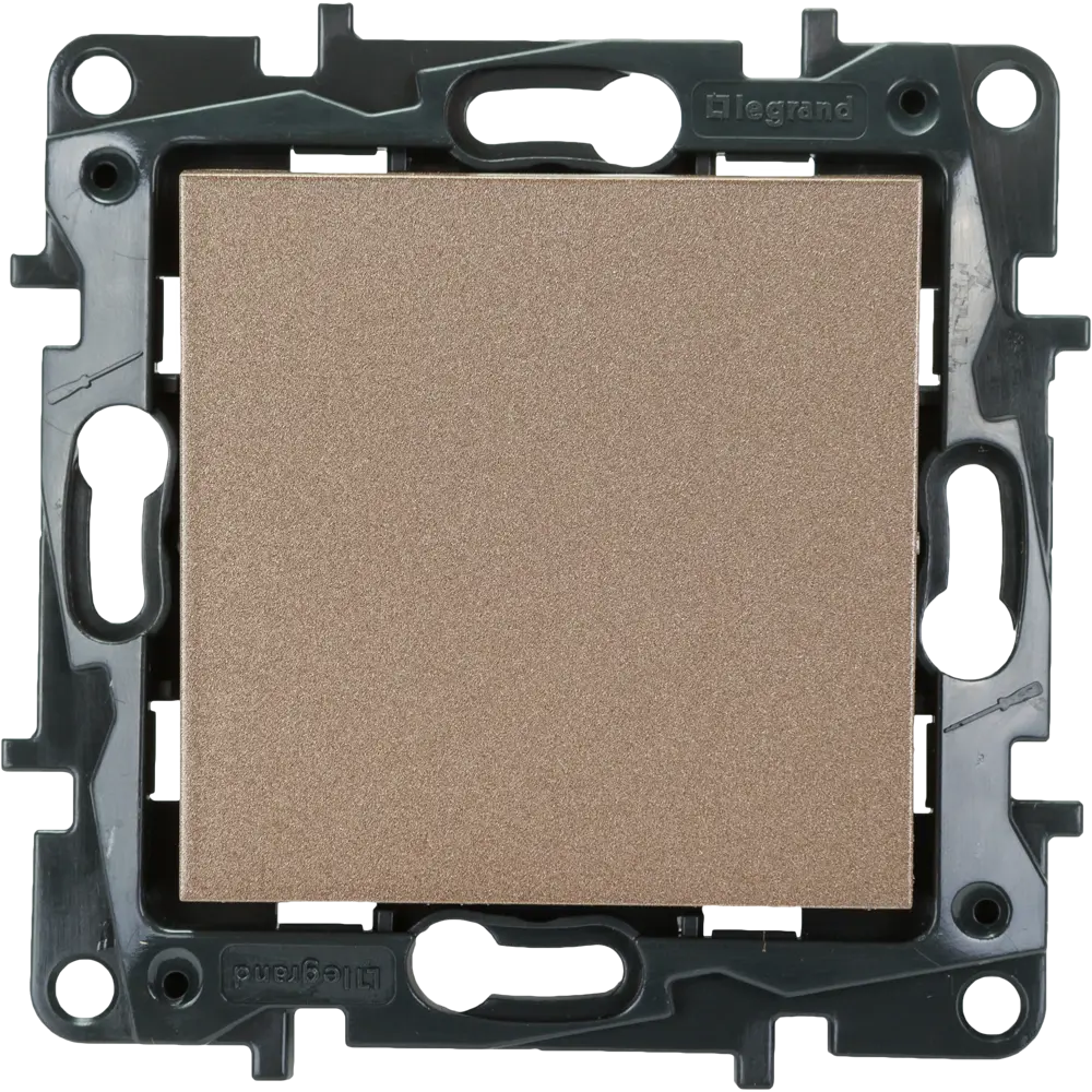 Переключатель одноклавишный - Legrand Structura - 10А 250В безвинтовые зажимы - шампань STLM-2168639