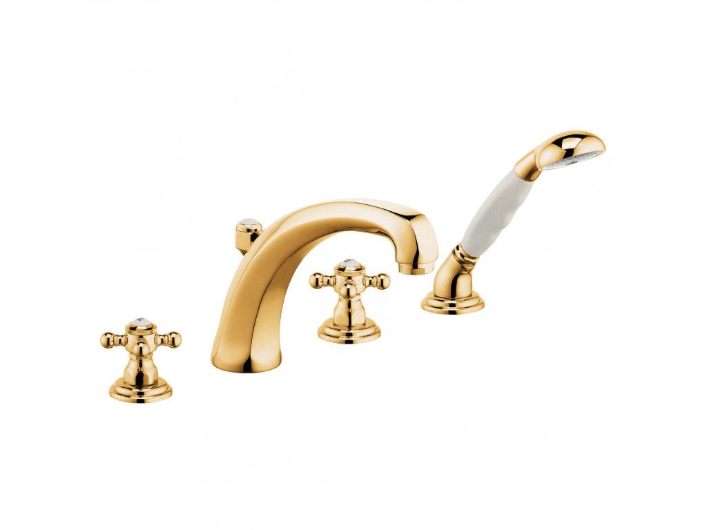 515244520 смеситель для ванны и душа DN 15 KLUDI 1926 позолоченный, 23 кар 