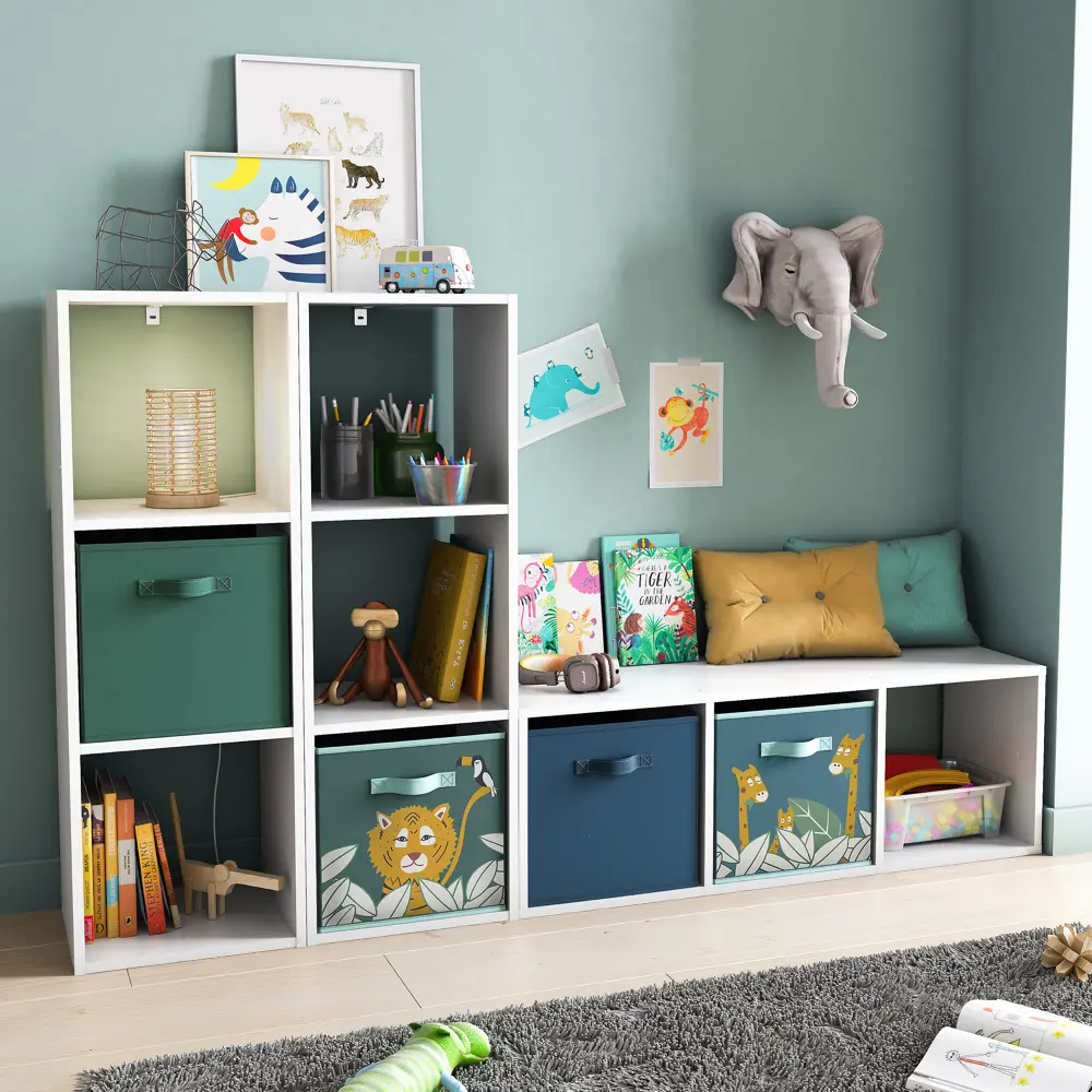 Короб Spaceo Kub 310x310x310 мм 29 л полиэстер 600D цвет зеленый STLM-2068138 - Вид №3