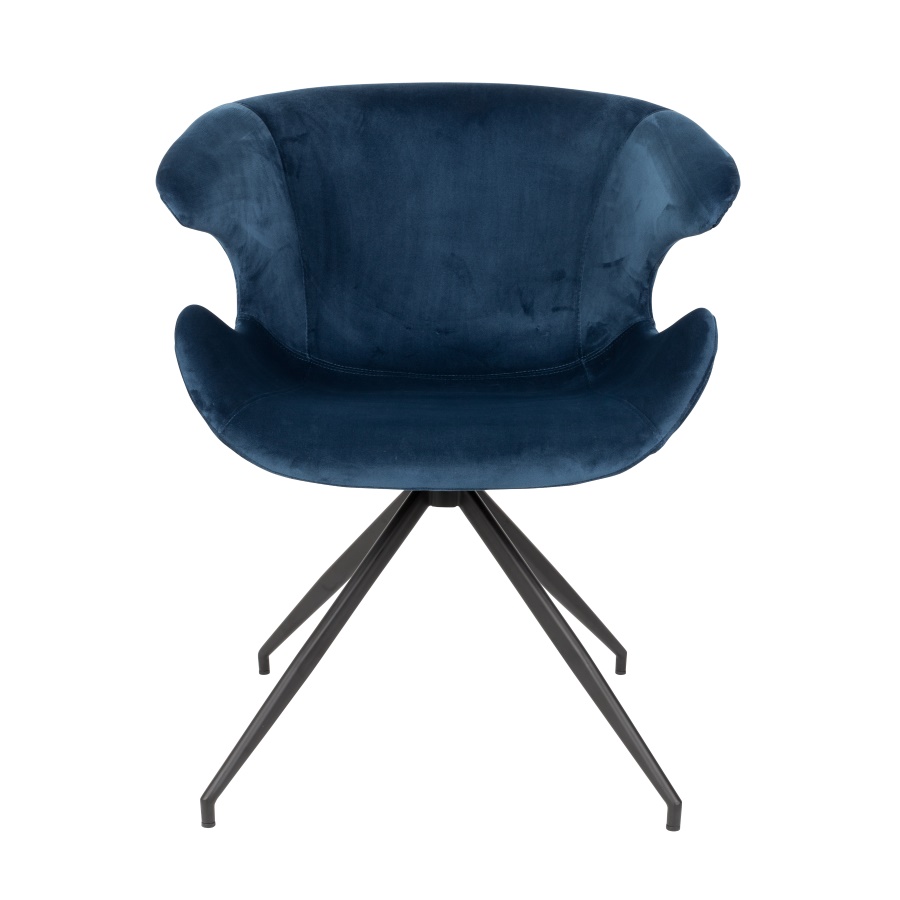 Кресло Mia синее под бархат Zuiver 1200151 - Вид №6