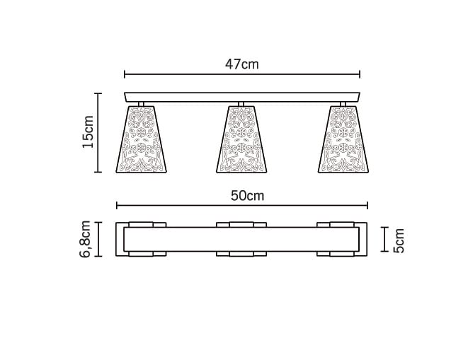 Хрустальная потолочная лампа Fabbian Vicky ARCH-00061349 - Вид №2