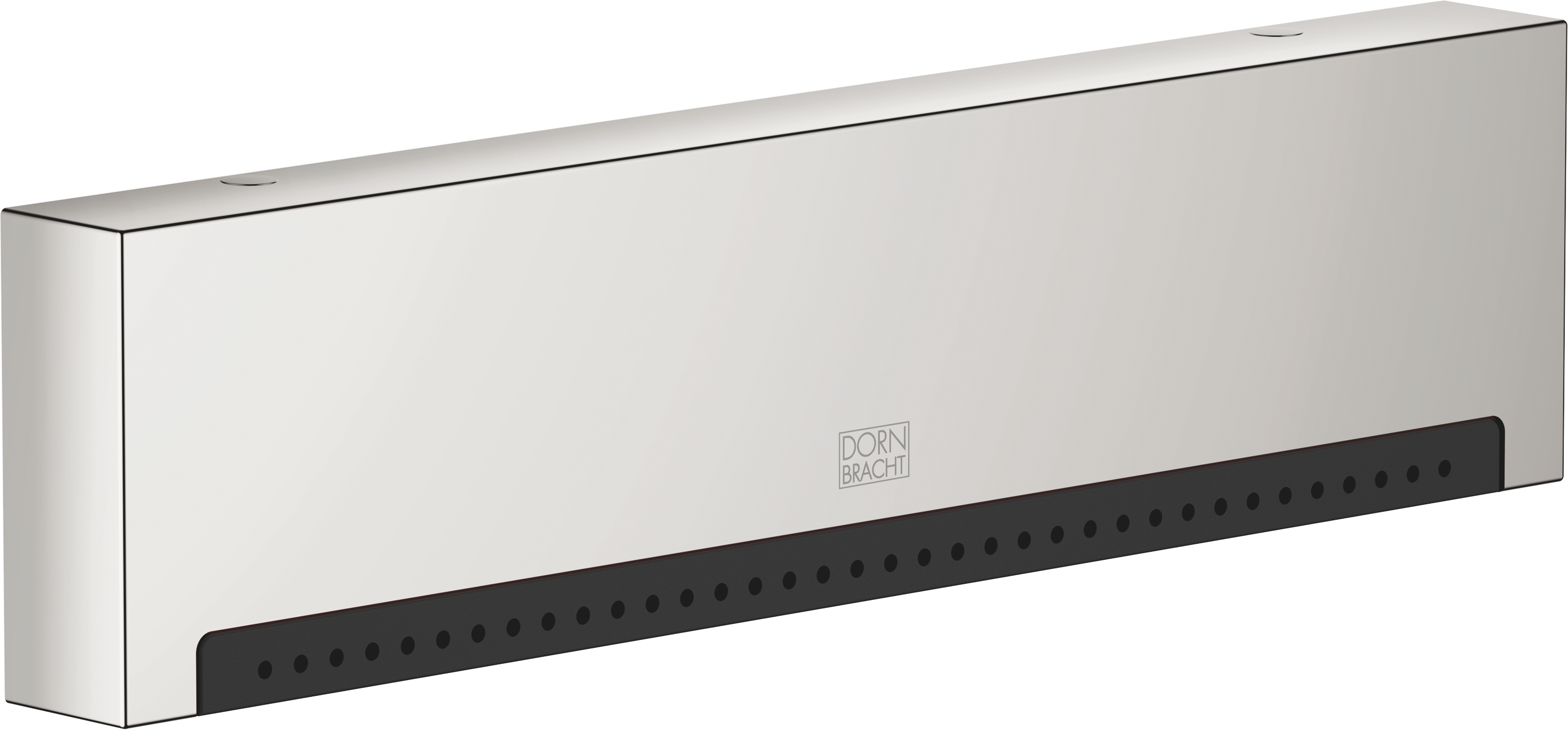 WATER FALL Каскадный излив с отдельными форсунками для настенного монтажа - Платина