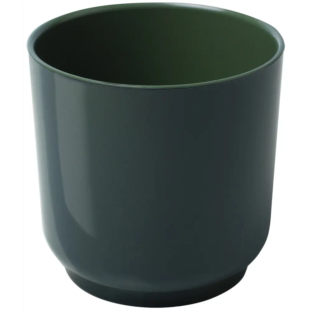 Кашпо Evergreen Design Дельта 22x22x22 см v6.4 л пластик нефрит 89452945 STLM-2016637