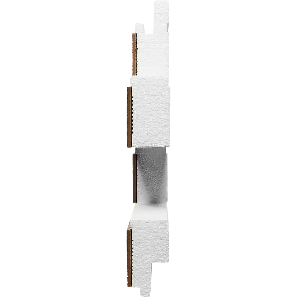 Термопанель рядовая Мосстрой-31 Brick Stone бежевый 118x41x5 см STLM-2121305 - Вид №3