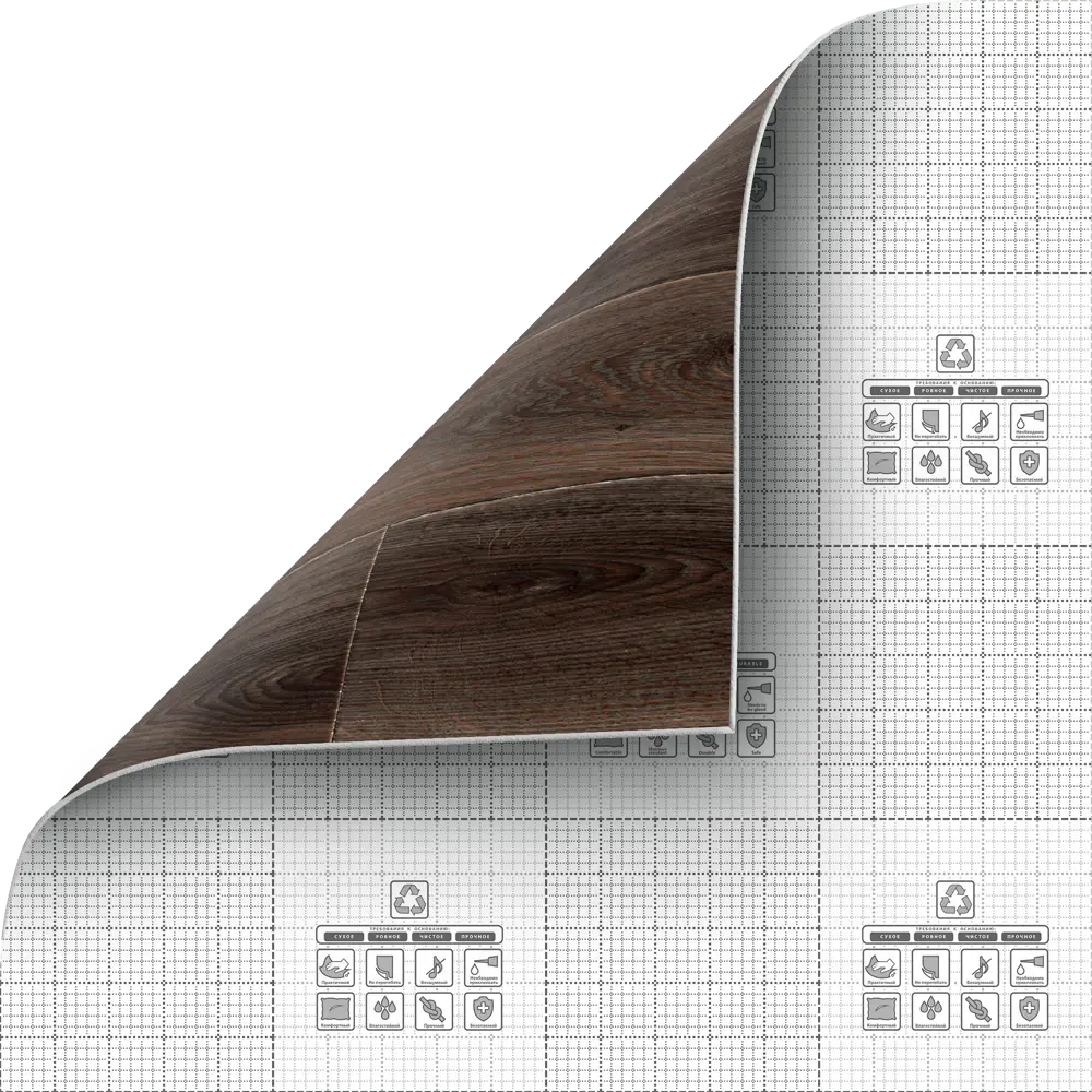 Линолеум «Дуб Ковальски» 22 класс 4 м Santreyd STLM-2023217 - Вид №4