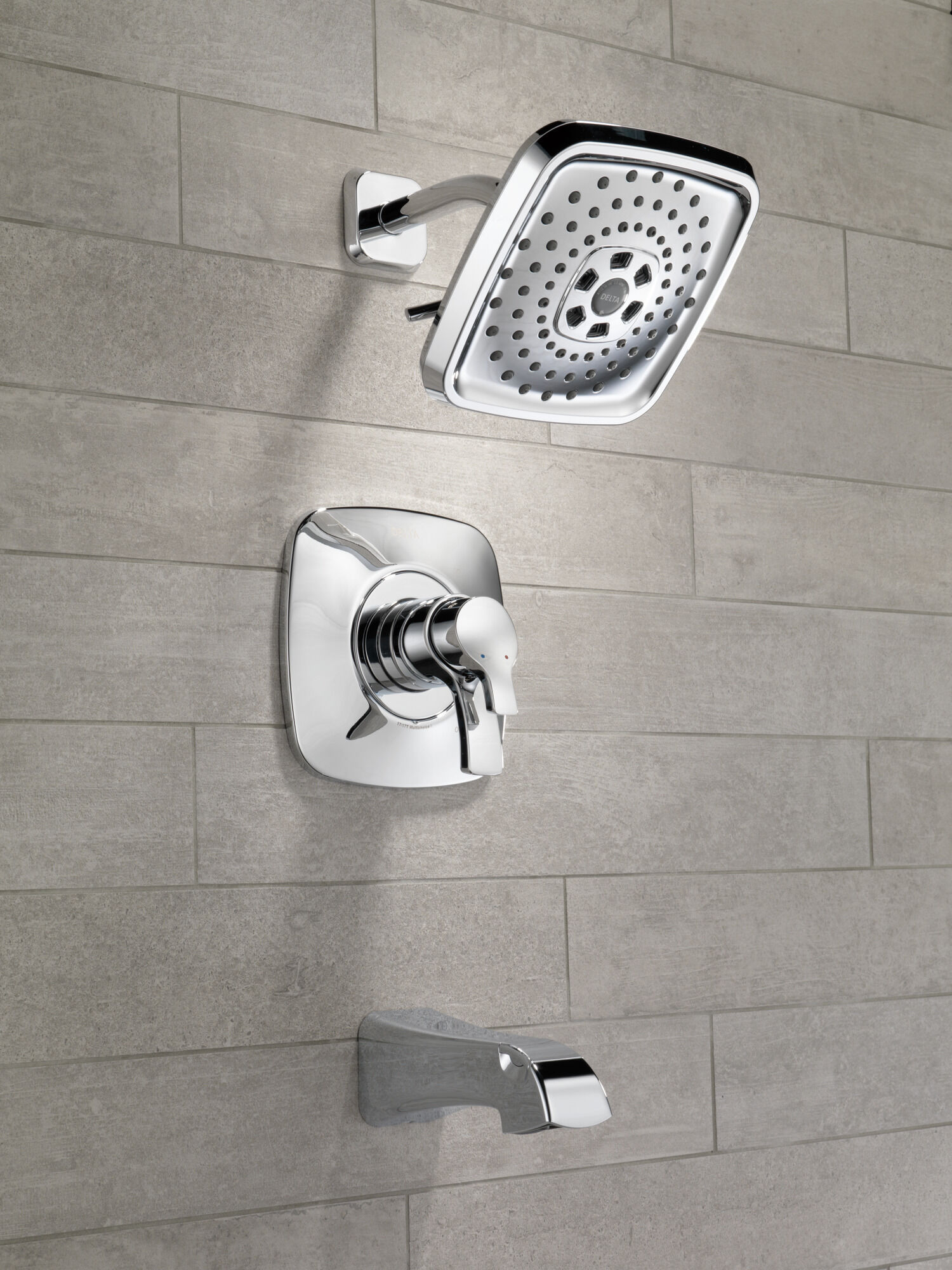 T17452-PN Monitor® 17 Series H2Okinetic® для ванны и душа Delta Faucet Tesla Полированный никель - Вид №2