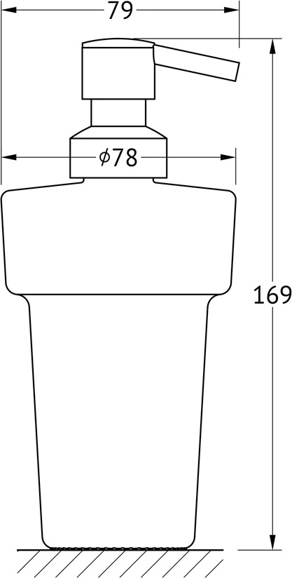 ELU 003 Дозатор жидкого мыла ELLUX Ellux - Вид №1