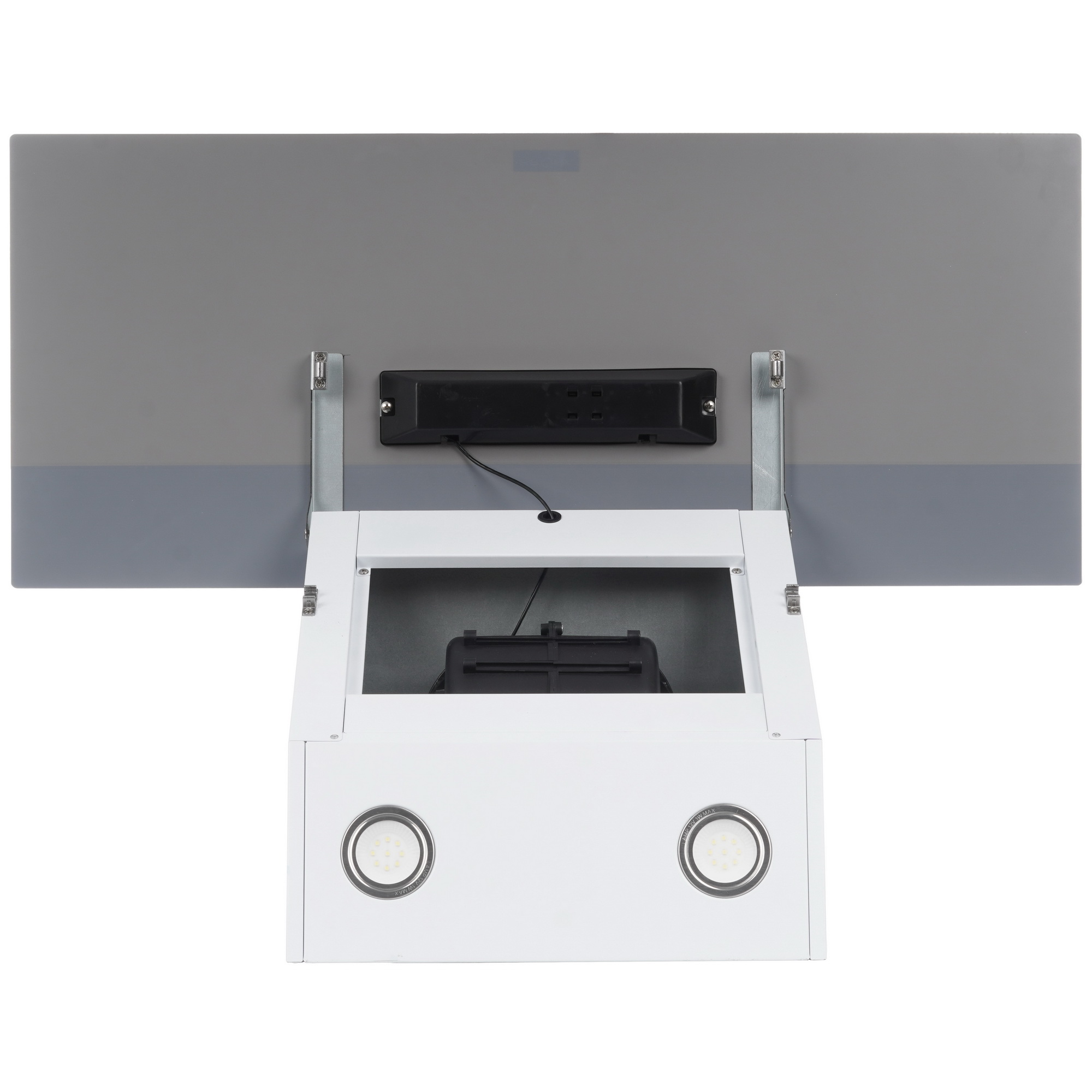 9195719 Вытяжка наклонная KRONA KRISTEN A 900 S белый/серебристый KRONA1 STDN-0117731 - Вид №8