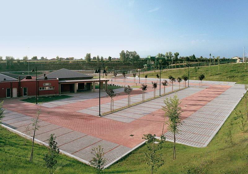 CEDA Бетонная решетка, покрытая травой sun-id-1355971 - Вид №18