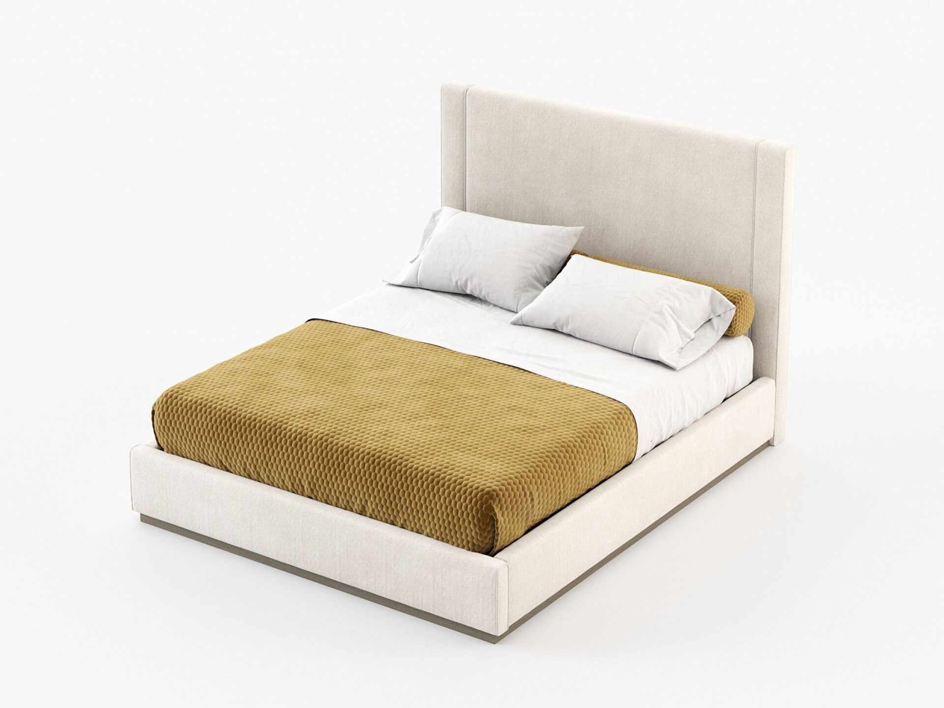 Двуспальная кровать из льна Laskasas CORIN ARCH-00133257 - Вид №2