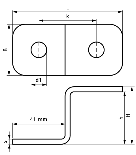 66587504 BIS Strut Stainless Steel Z-Connector для создания конструкций из профиля Strut walraven  - Вид №1