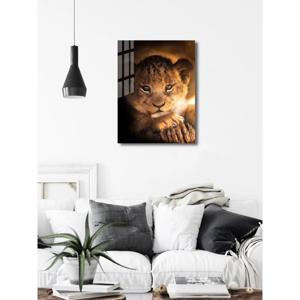 Картина на стекле Львенок 60x80 см 85283005 STLM-2011603 ARTABOSKO  - Вид №3