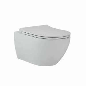 90675002 Унитаз подвесной 88303214 безободковый с сиденьем микролифт STLM-0333200 BEWASH