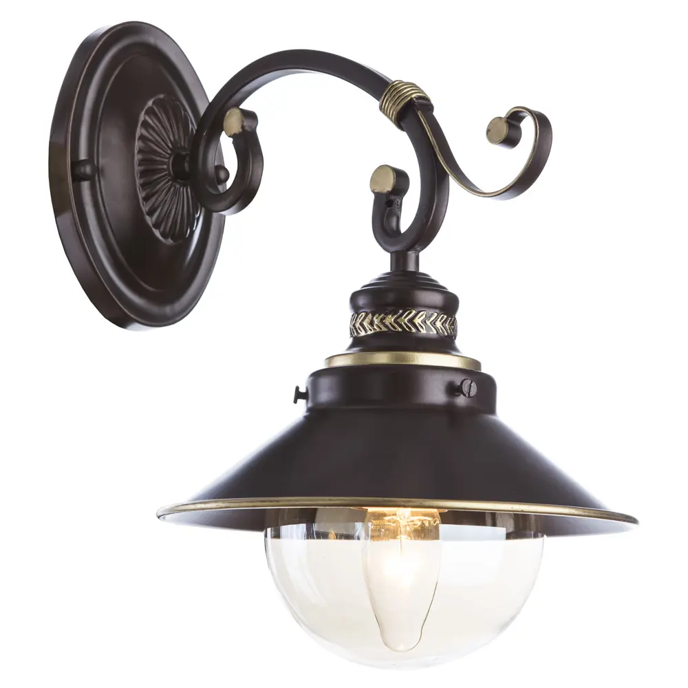 Бра Grazioso 1xE27x60 Вт, цвет шоколад Arte Lamp STLM-2171666 - Вид №1