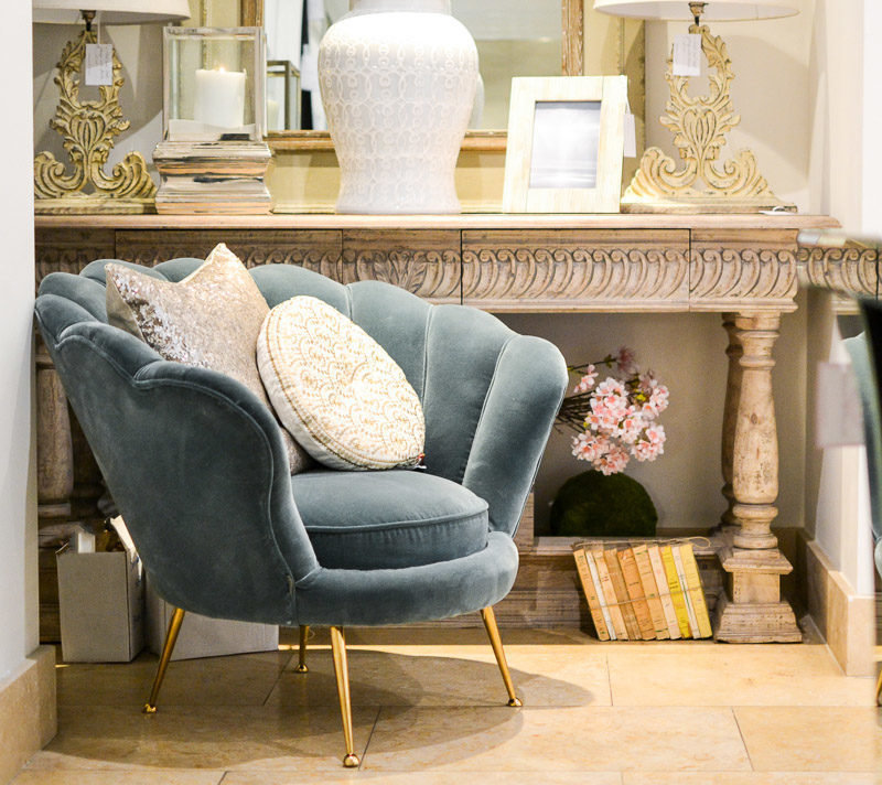 Стул Trapezium от Eichholtz Голубой EICHHOLTZ ДИЗАЙНЕРСКИЕ, EICHHOLTZ 062304 Голубой  - Вид №2