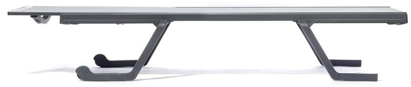 GABER Садовый шезлонг штабелируемый из сетки на колесиках sun-id-1384578 - Вид №5