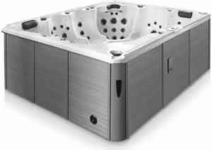 Gruppo Treesse Надземная прямоугольная гидромассажная ванна с гидромассажем Standard spa