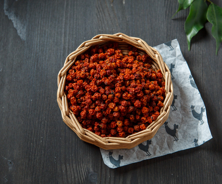 8098 Красная рябина сушеная Вкусляндия  - Вид №1