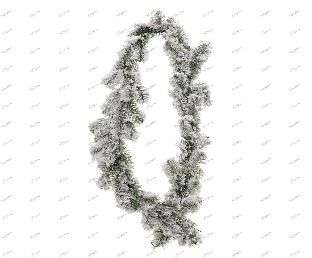 Венок TO4ROOMS ЕЛИ ИСКУСТВЕННЫЕ, НОВОГОДНИЙ ДЕКОР 212915 Зеленый 