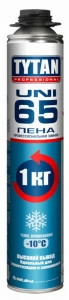 Пена монтажная Tytan Professional 65 UNI зимняя 750мл