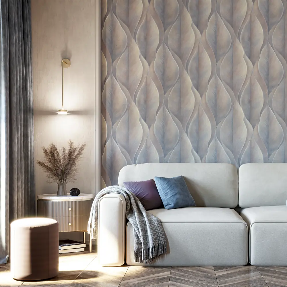 Обои флизелиновые Palitra Planet Olivia коричневые 1.06 м PP72195-65 STLM-2016373 - Вид №2