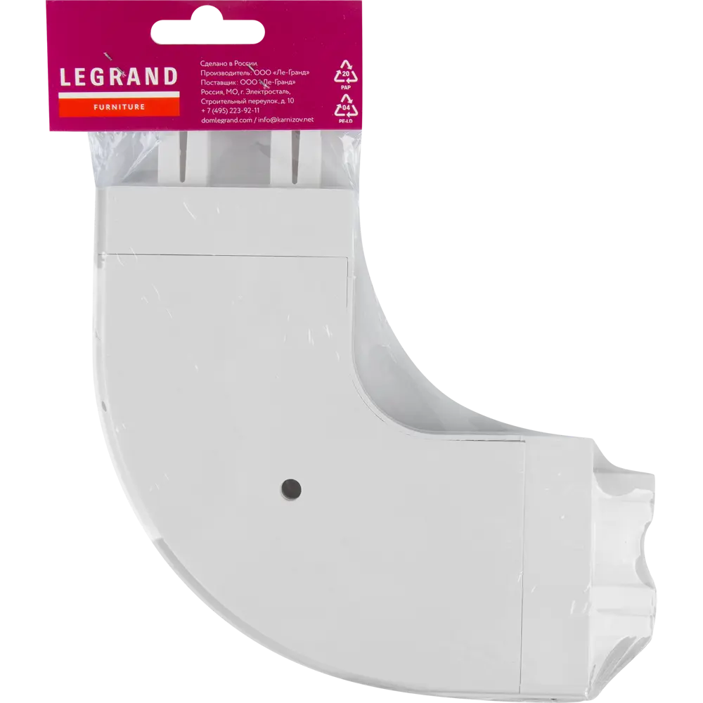 Соединитель эркерный Domlegrand внешний двухрядный пластик цвет белый 1 шт STLM-2011113 - Вид №3