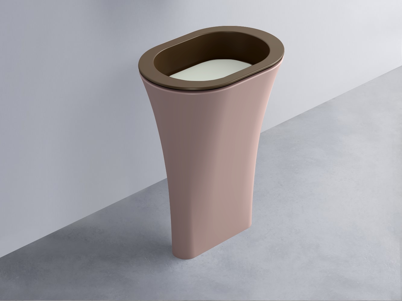 AMLA65-CA+AMPILO-PM+AMCOLO-CP Раковина Amedeo Ovale отдельностоящая cielo Enjoy + Amedeo Ceramica Cielo