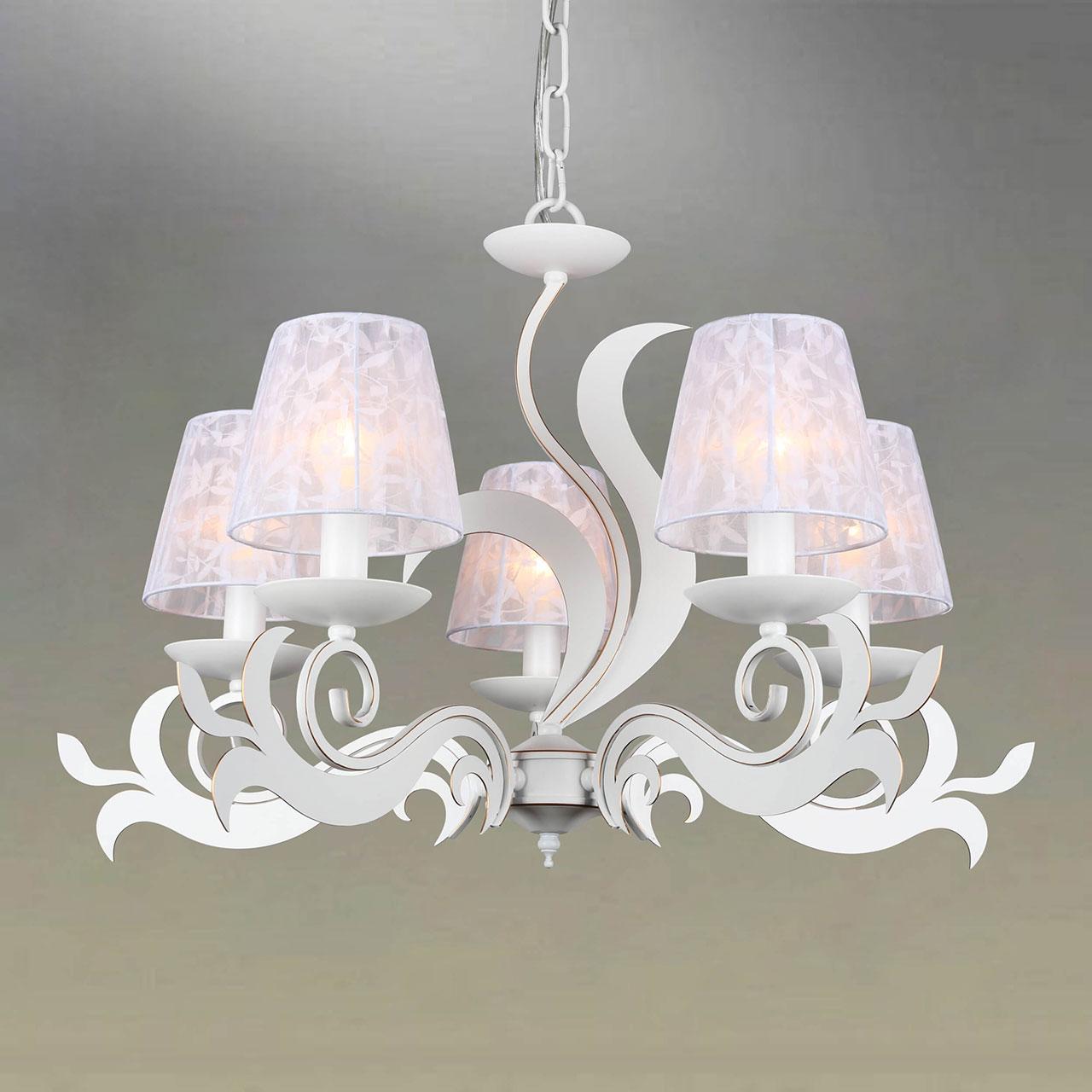 Подвесная люстра Omnilux Caulonia OML-75203-05 OMNILUX CAULONIA 187267 Белый  - Вид №1