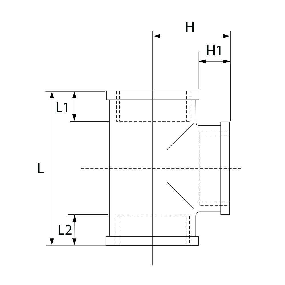 8130012012012 Тройники Tece  - Вид №1