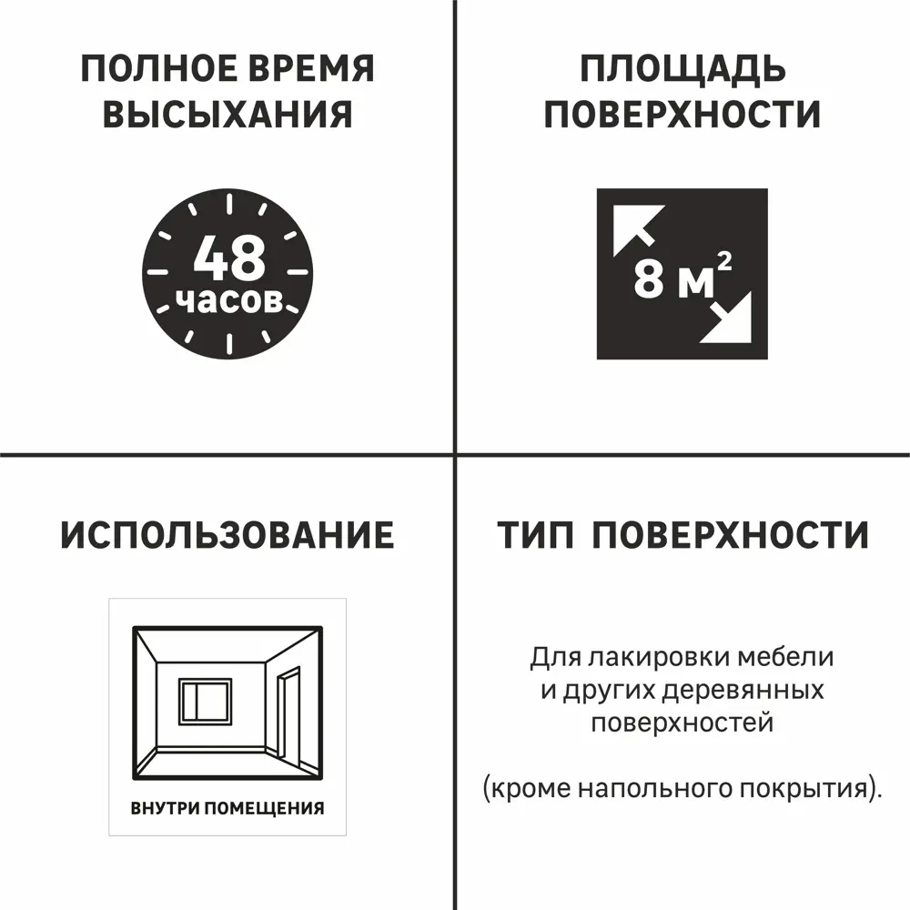 LUXENS Акриловый лак для стен и потолков цвет палисандр 0.9 л 82607770 STLM-0031400 - Вид №3