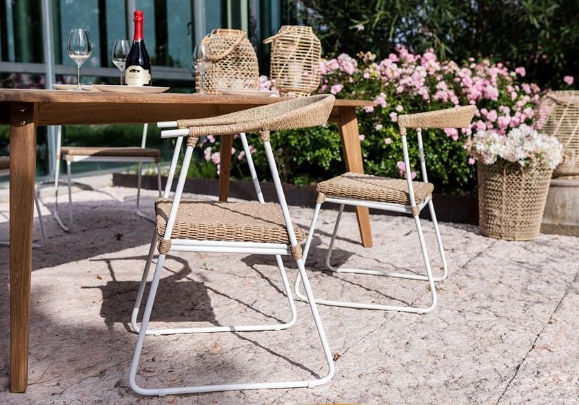 cbdesign Садовый стул из алюминия с подлокотниками Sofia N656n1 - Вид №7