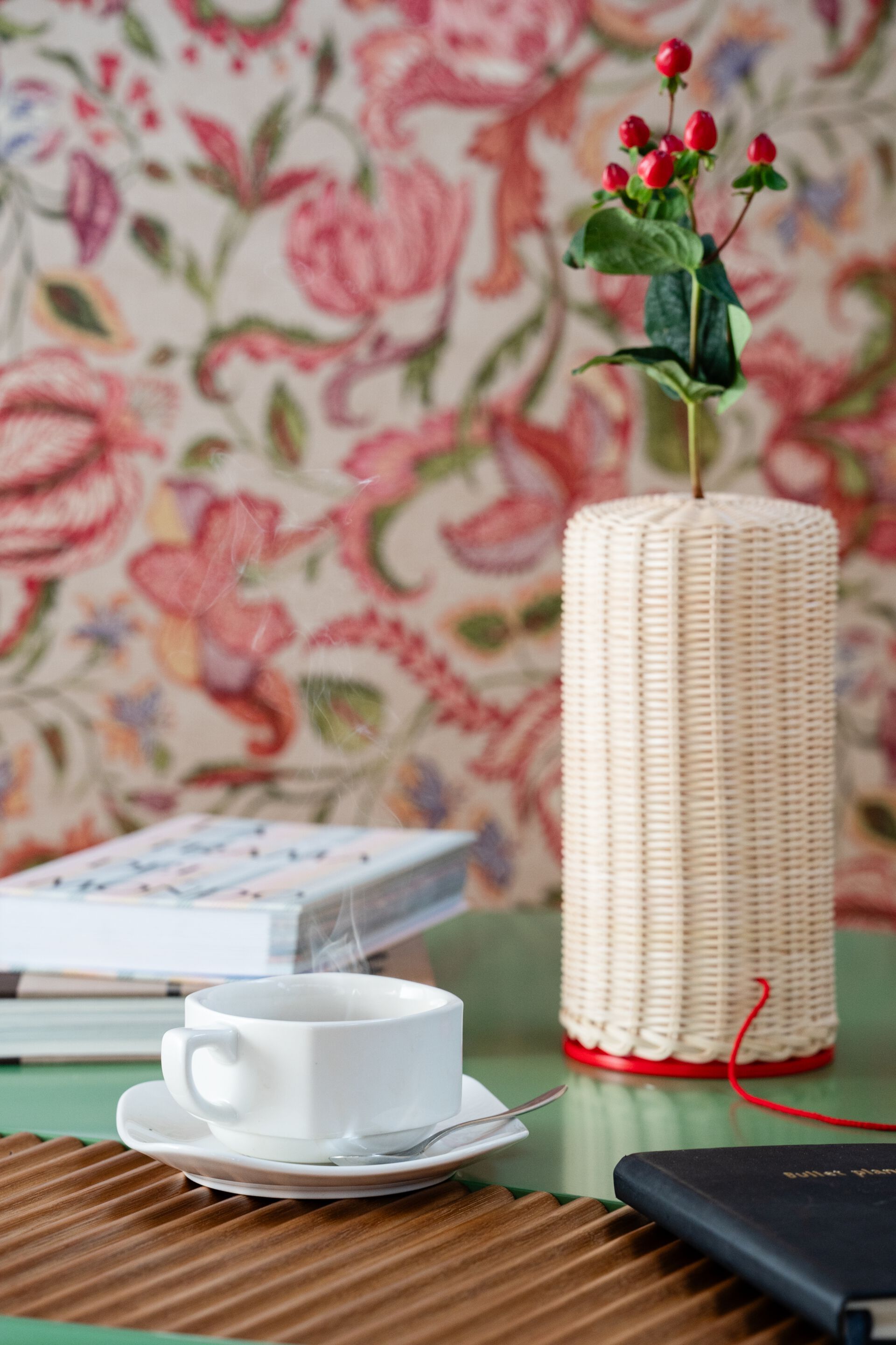 Круглая ваза из медуллина Bottega Intreccio SIMBIOSI ARCH-00082724 - Вид №5