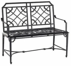 Oxley's Furniture Алюминиевая скамейка с подлокотниками Rissington Ridb