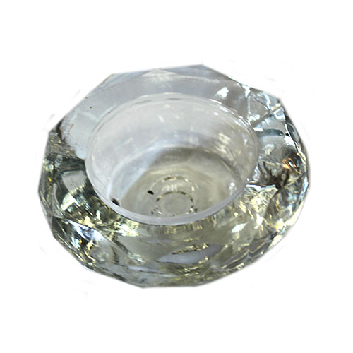 10017105 Подсвечник стекло 1 свеча Ассорти H. 3.5 см Santreyd 