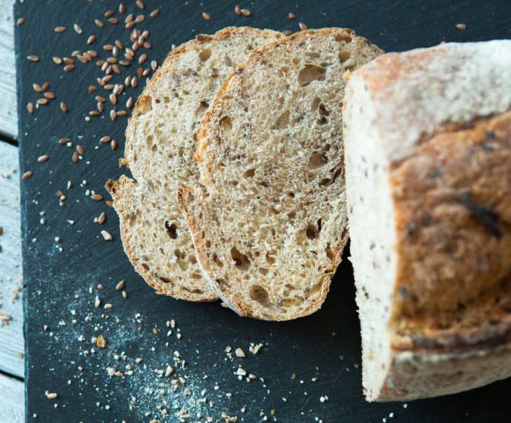 1724 Хлеб цельнозерновой с семенами льна Вкусляндия  - Вид №1