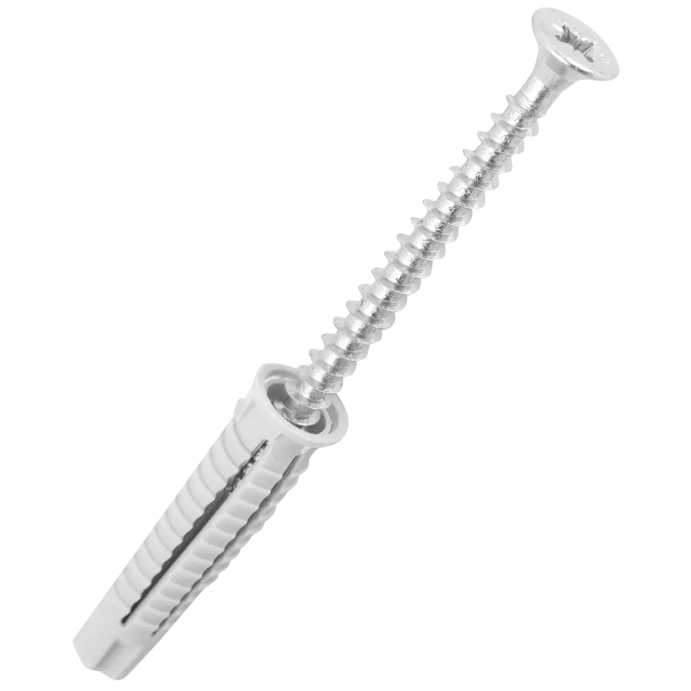 Дюбель-шуруп Standers 8x40 мм нейлон цвет серый 25 шт STLM-2011375