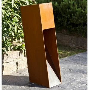 URBIDERMIS Светодиодный столбик Corten ™ для общественных мест