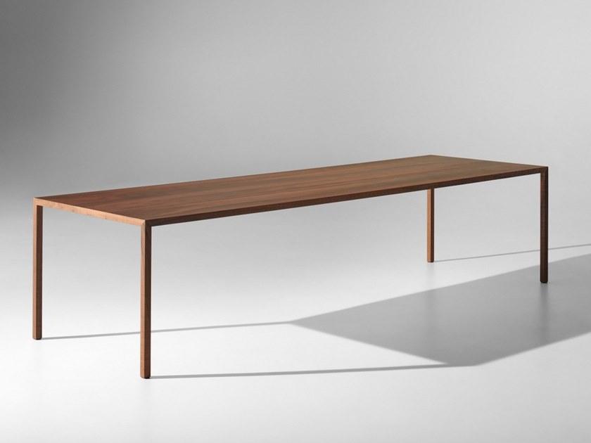 MDF Italia Прямоугольный стол из национального ореха Tense sun-id-1420873 - Вид №2