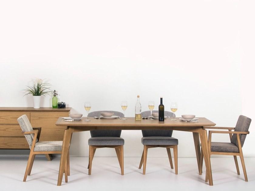 Anesis Прямоугольный обеденный стол из массива дерева  T149  - Вид №3