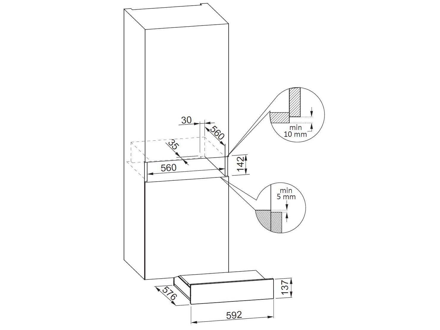 Встраиваемый подогреватель еды Elleci элитная кухня ARCH-00139849 - Вид №2