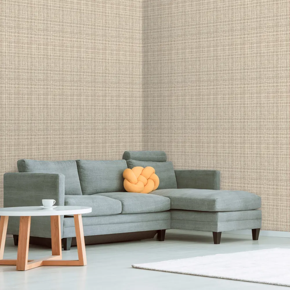 EURO DECOR Флизелиновые обои Coco: Бежевая элегантность для вашего интерьера 88224175 STLM-1327817 - Вид №3