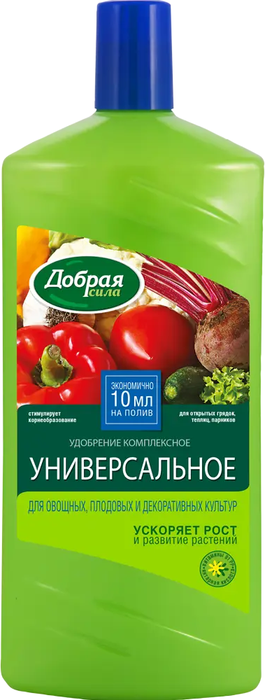 Добрая сила Универсальное удобрение для обильного урожая 1 л 89363559