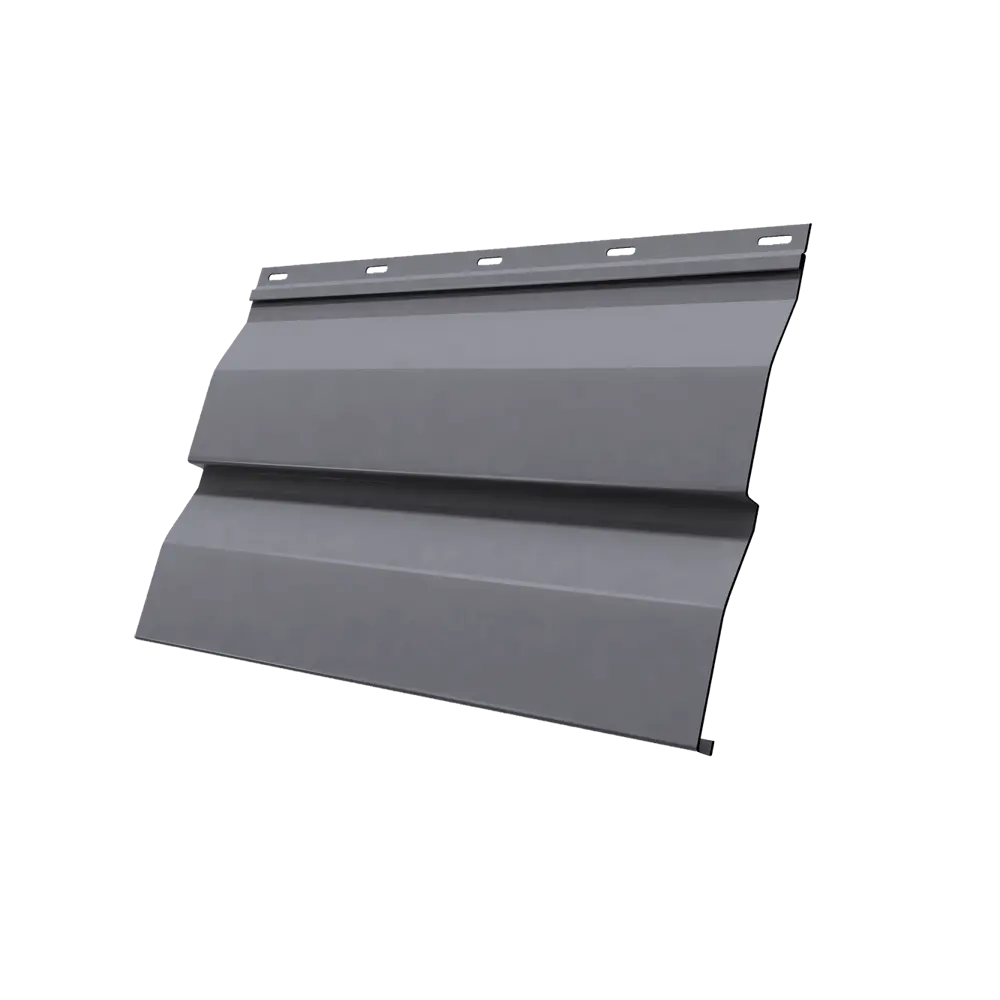 Сайдинг металлический Брус 3 м Сигнальный серый 0.72 м² Santreyd нет STLM-2057769