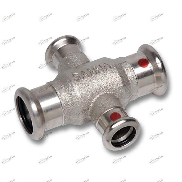 1241802212 SANHA 24180 пресс-распределитель в изоляции, ВПр 22x12 мм 