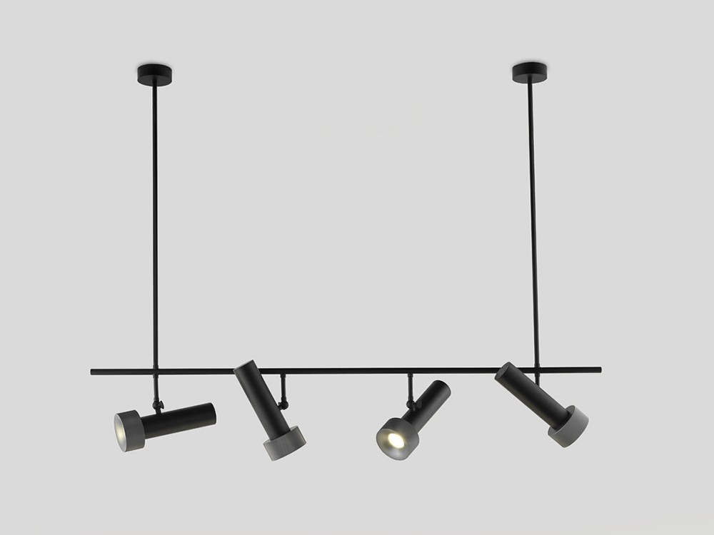 092140 Подвесной светильник 4L черный - антрацит Aromas del Campo Focus - Вид №1